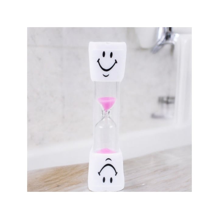 Clepsidra pentru spalatul pe dinti, PrzydaSie.pl, 2-3 minute, roz, 10cm