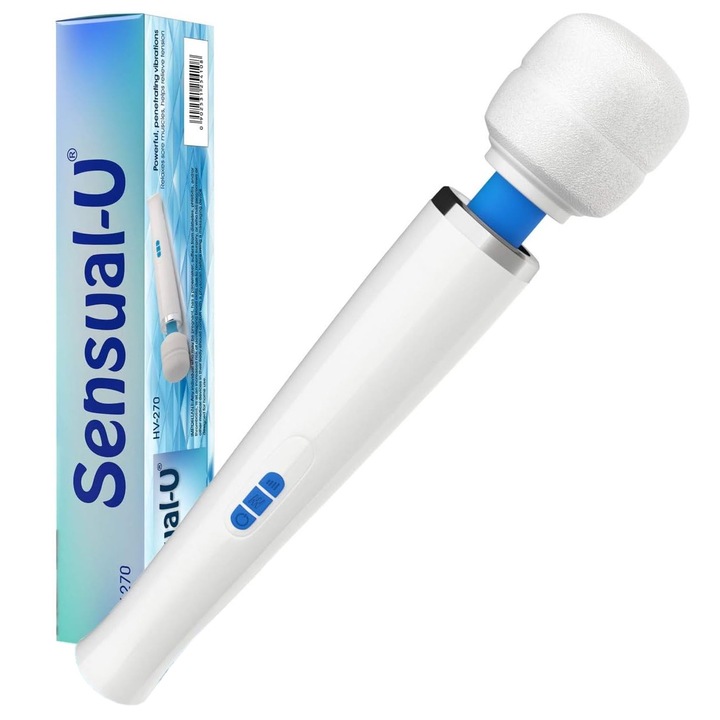 Érzéki vibrátor, csikló és G-pont stimuláció, 20 mód, 10 sebesség, 2600 mah, 9000 R/perc, 31,5 cm, ABS, USB töltés, fehér, Nybgyy®