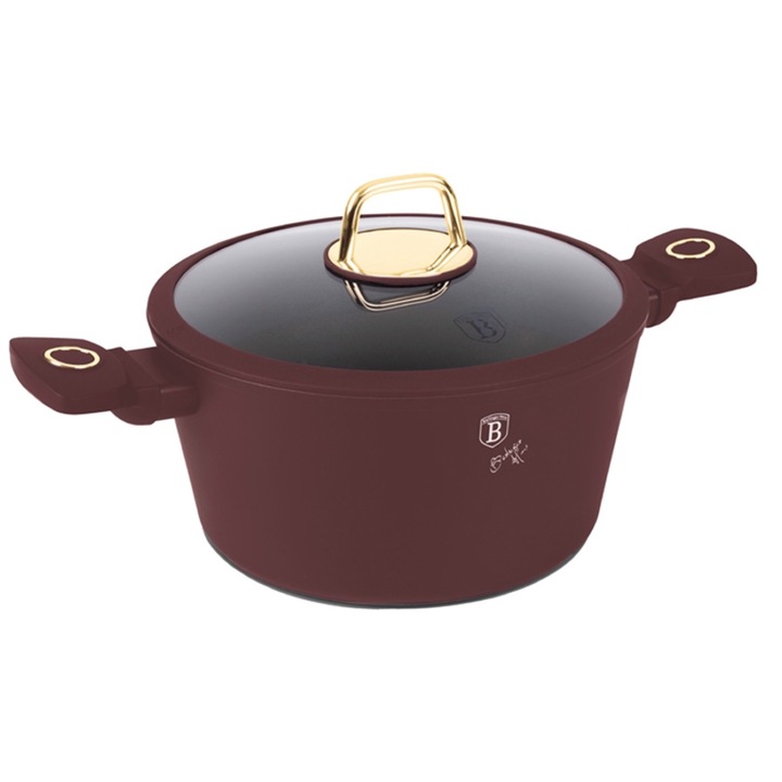 Fazék fedővel 28 cm, 6,1 liter Leonardo Collection Berlinger Haus BH 8042