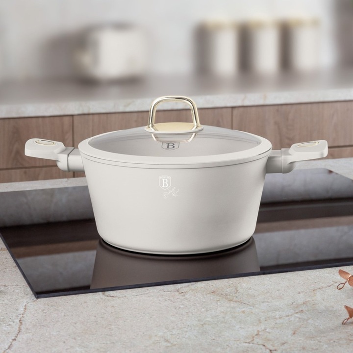 Fazék fedővel 24 cm, 4,1 liter, Berlinger Haus, Sahara Collection, BH/8071