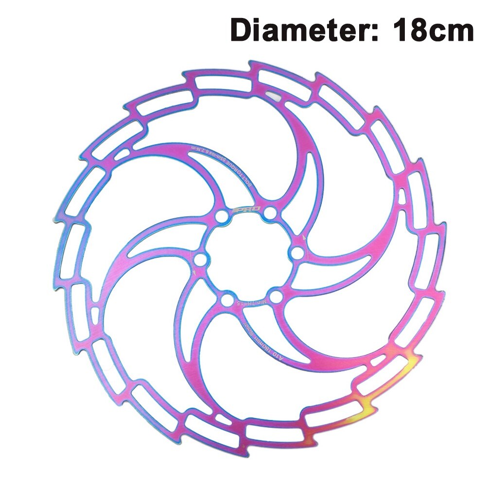 Disc frana bicicleta, 180mm, longziming, otel inoxidabil