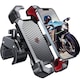 Suport Telefon MWAOWM pentru Motocicleta si Bicicleta, Auto-Blocare 1s, Anti-Vibratii, 360° Ajustabil, Compatibil iPhone/Samsung, Negru, 0.7"-1.34"