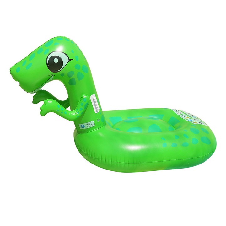 Надуваема топка QttvbTna, PVC, зелена, 155x100x88см