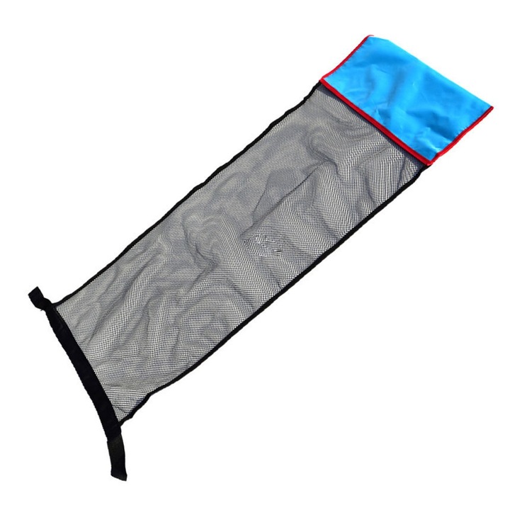 Стол за басейн, QttvbTna, мрежа, син/черен, 80 см