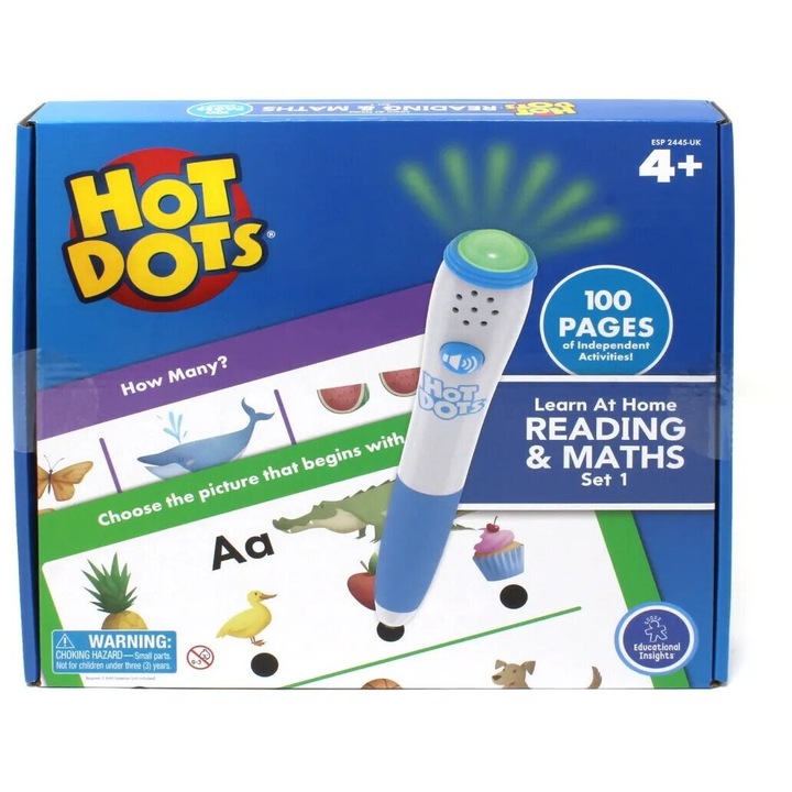 Joc educativ Educational Insights - Hot Dots, Calculez si citesc in limba engleza (set 1)
