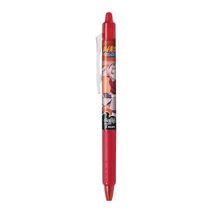 Pix Naruto Shippuden Rollerball Pen FriXion Clicker - Rosu