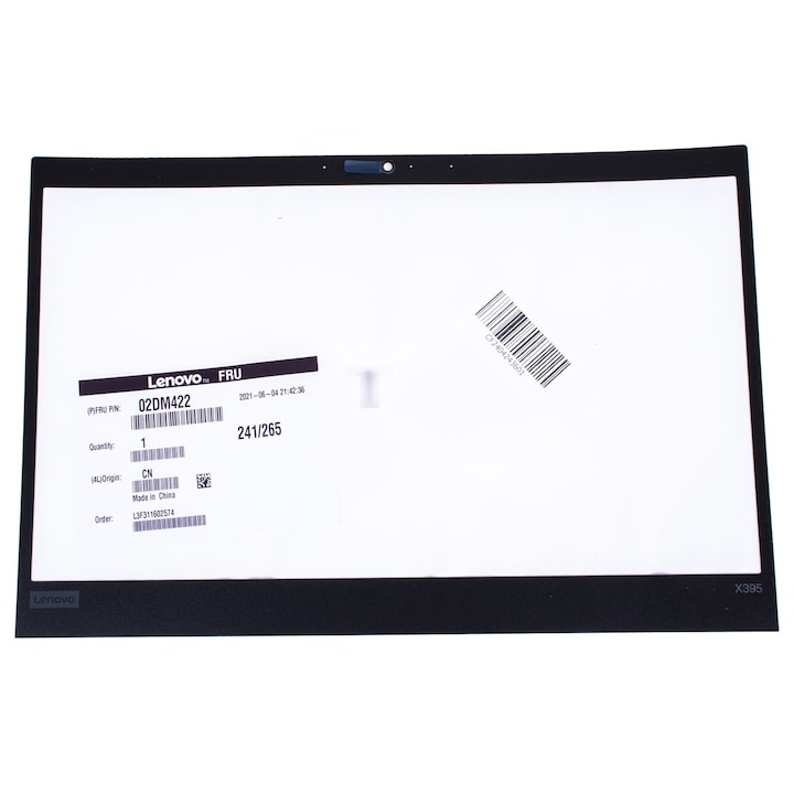 Display LCD, Lenovo, Pentru ThinkPad X395, RGB, 13.3", Negru