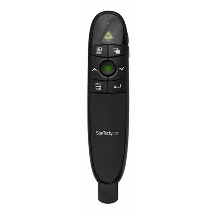 Startech PRESREMOTEG távirányító, fekete, 31 mm, kompatibilis a Windows Mac OS rendszerrel