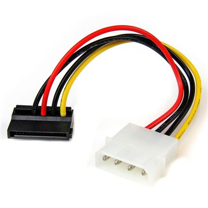 Захранващ кабел Startech, SATA Molex 4-пинов, многоцветен, Plug-in