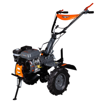 Motosapa pe benzina Evotools PLUS T750, putere 7.5 CP, 212 CC, motor 4 timpi, 3+1 viteze, latime lucru 55 - 85 cm, adancime lucru 10 - 34 cm, contine: freze 24 lame + 2 roti cauciuc