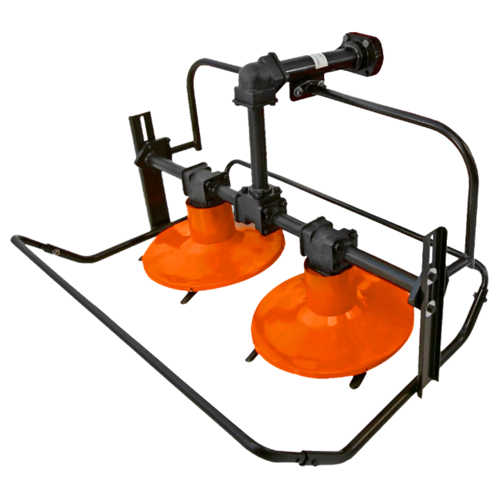 Cositoare rotativa dubla Evotools RM2000, pentru motosapa si motocultor, 4 cutite/tambur, latime taiere 80 cm, inaltime taiere 3 - 10 cm, reglare pe inaltime