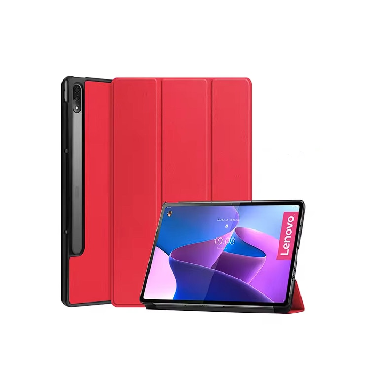 Husa DDOLI ® pentru tableta Lenovo Tab P12, 12.7 inch, Rosu