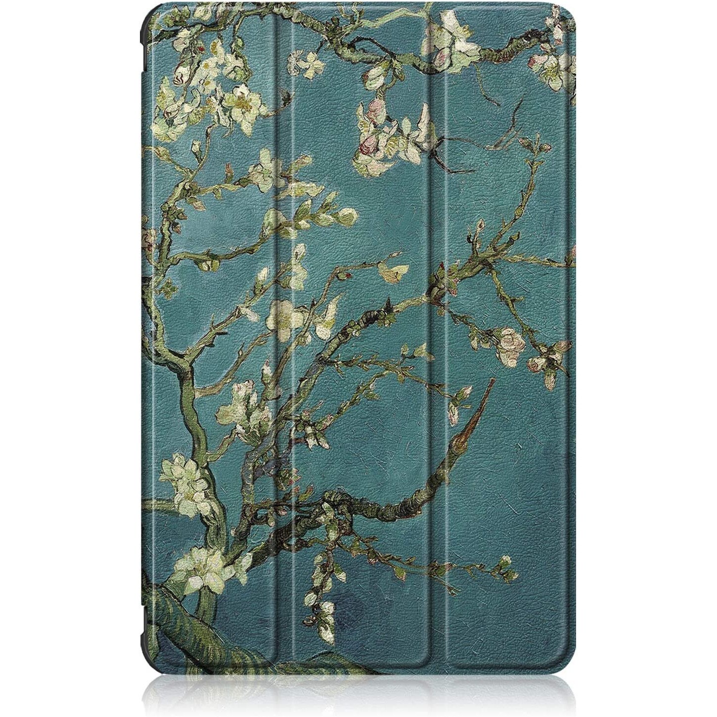 Husa pentru Samsung Galaxy Tab A9 8.7 inch UltraSlim de tip stand, cu functie sleep/wake-up, Sigloo, Painted Tree