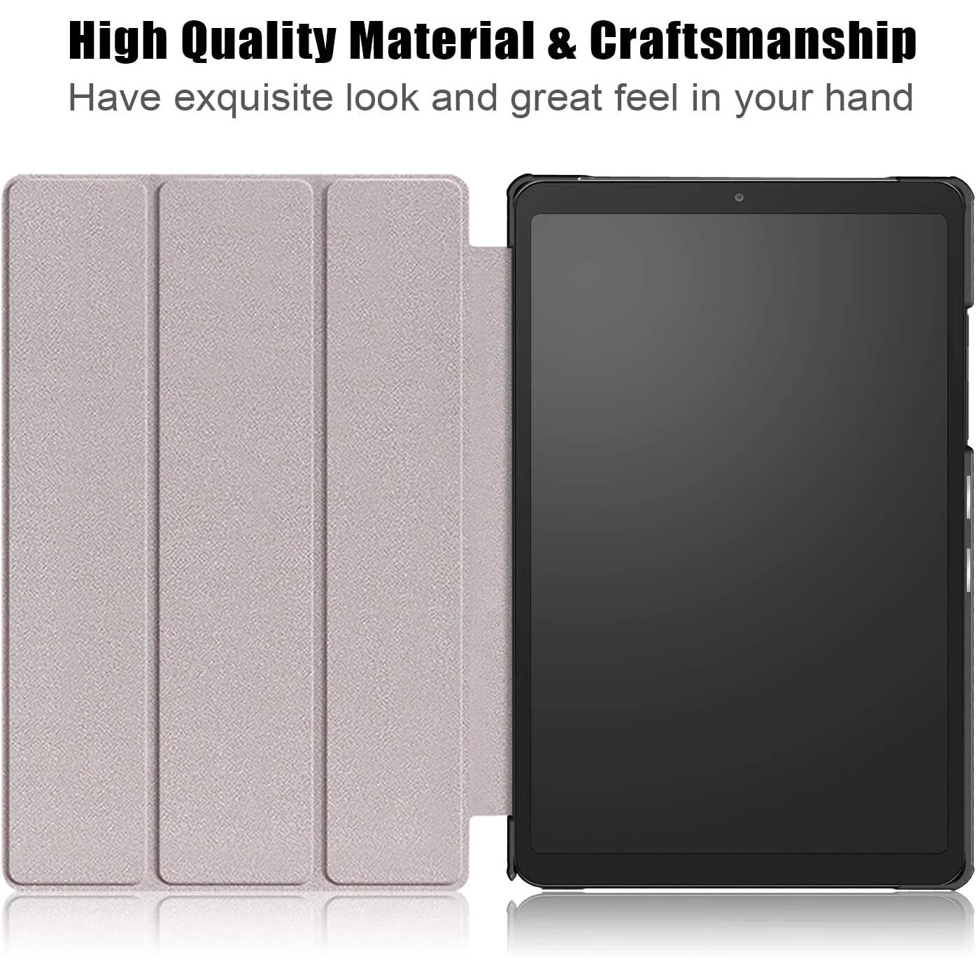 Husa pentru Samsung Galaxy Tab A9 8.7 inch UltraSlim de tip stand, cu functie sleep/wake-up, Sigloo, Painted Tree