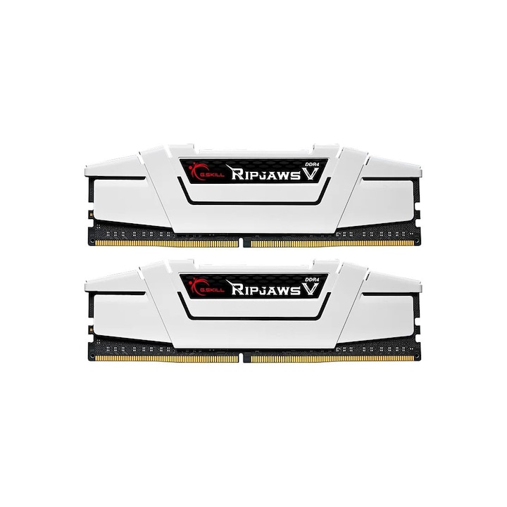 Kit RAM G.SKILL 32GB DDR4 3600Mhz (2x16GB) Ripjaws V White, 242179, memorie
