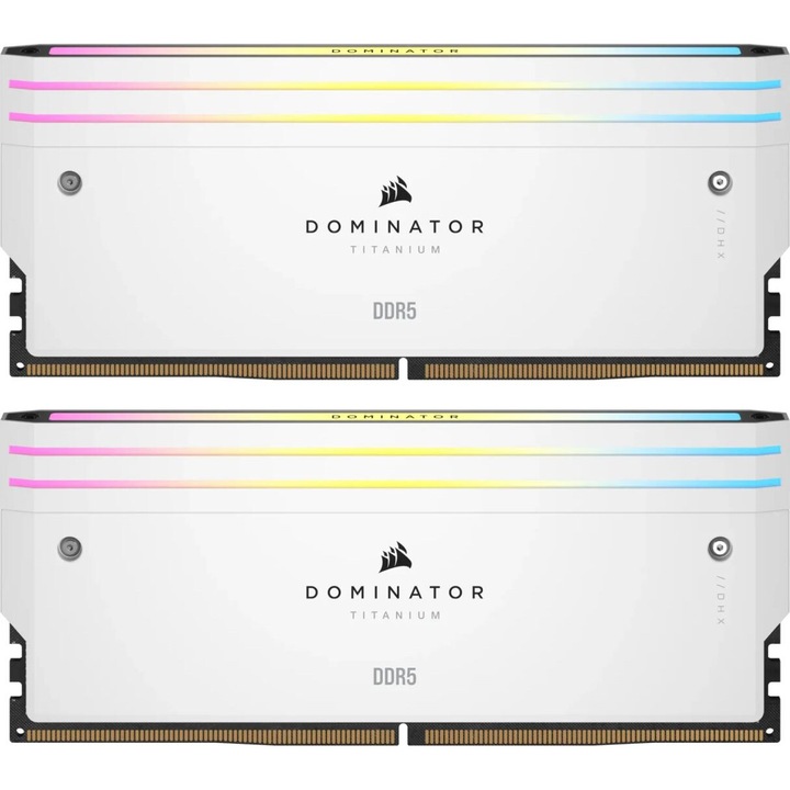 Corsair 96GB DDR5 6400MHz Kit(2x48GB) Dominator Titanium RGB White, 241469, Memória