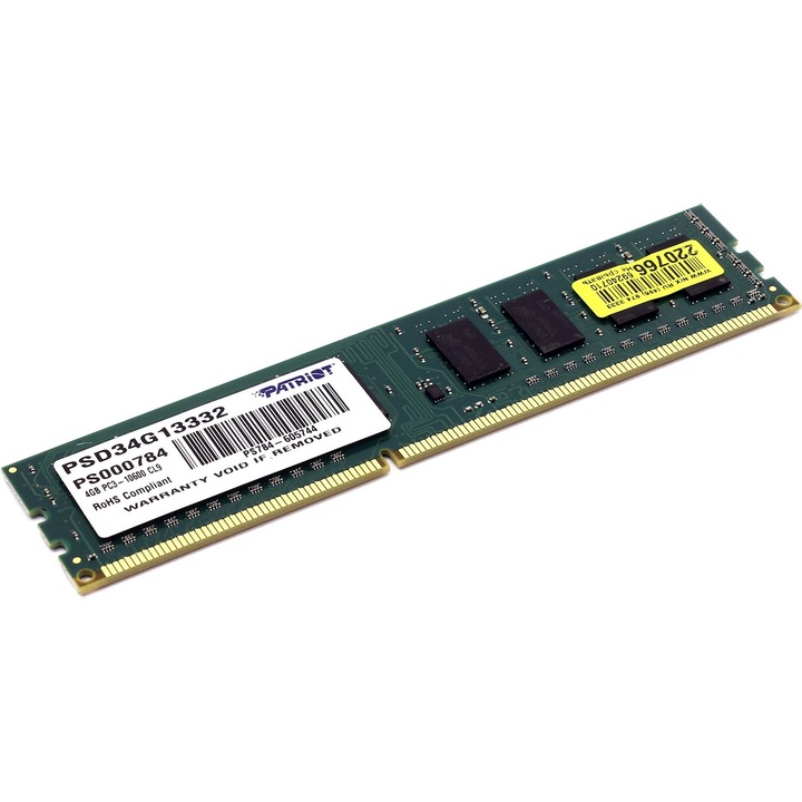 Memorie RAM, Patriot Signature, 4GB, 1333MHz, CL9