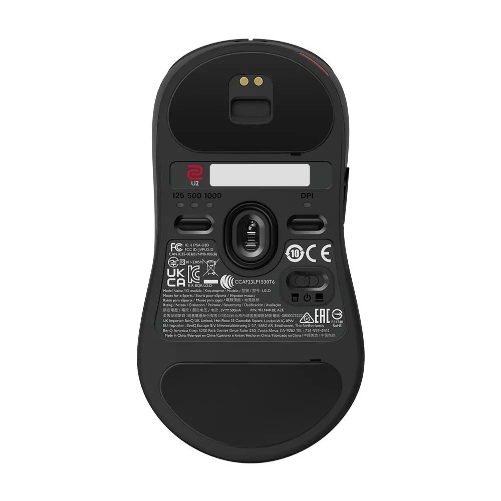 Mouse de gaming wireless Zowie U2-DW, 3200DPI, negru - eMAG.ro