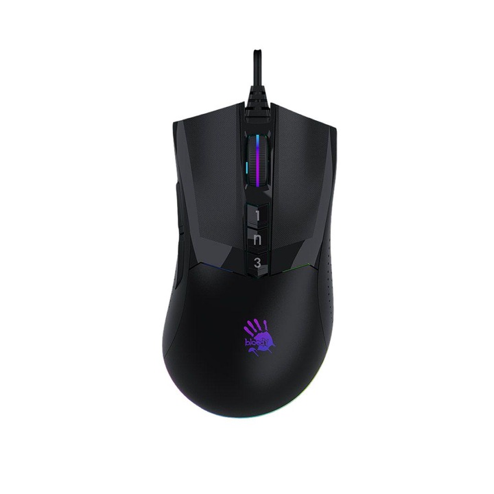 Мишка за игри A4Tech Bloody W90 Max, 10000DPI, RGB, черна