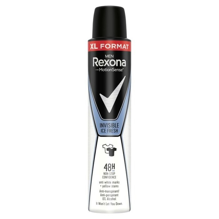 Rexona Men Invisible Ice Fresh spray dezodor, 200 ml