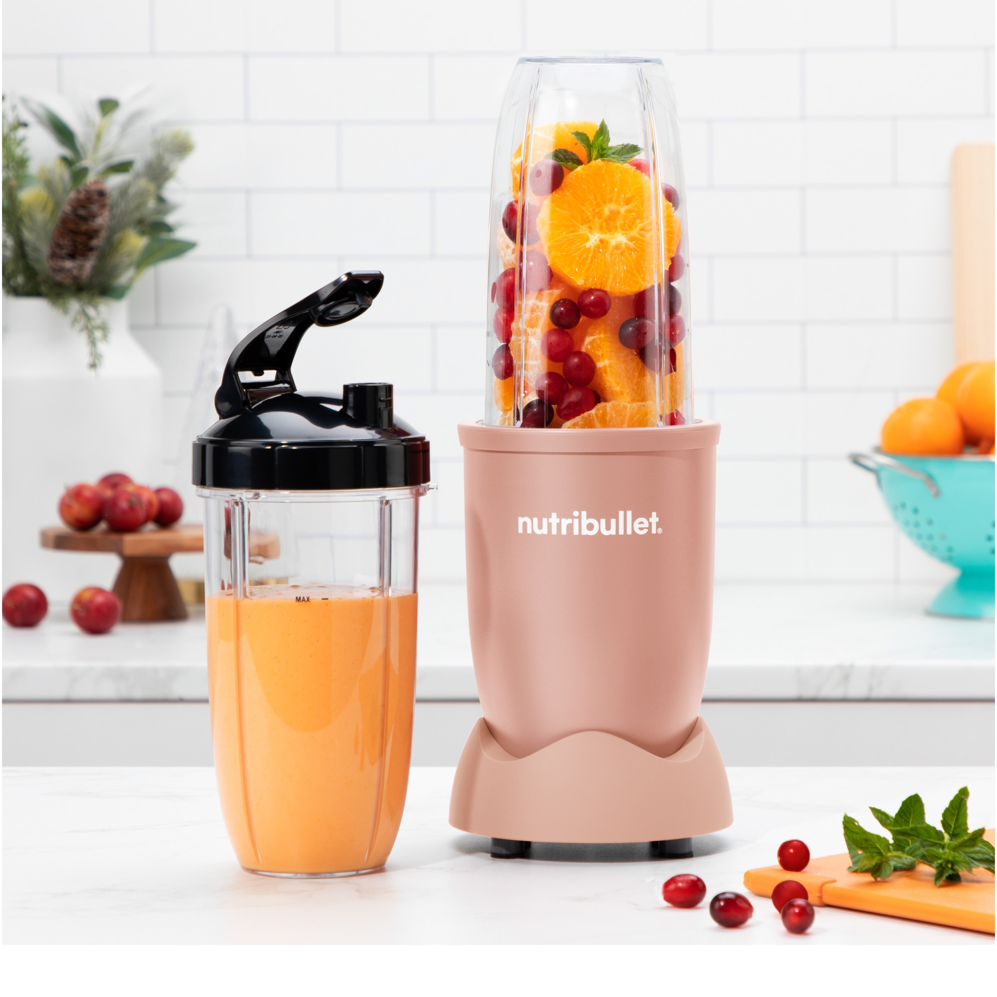 Blender Nutribullet Pro Mineral NB907MACL, 900 W, 1 viteza, 5 accesorii ...