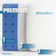 Perna ortopedica pentru dormit NextWave, Spuma cu Memorie cu gel ventilata, Husa detasabila cu 2 zone termice, Ideala pentru dormitul lateral, spate sau stomac, ergonomica pentru Gat si Suport Cervical, 60x40x12 cm, alba
