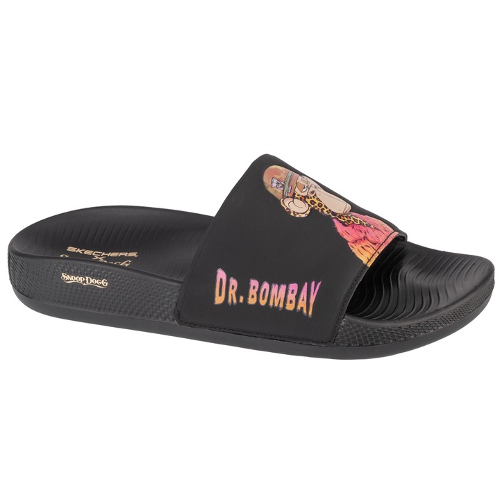 Papuci barbati, Skechers Snoop Dogg Hyper Slide - Dr. Bombay 251015, Negru