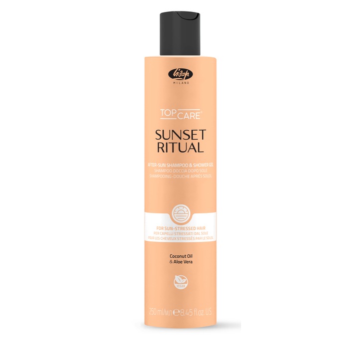 Sampon profesional Lisap Milano Sunset Ritual, nutritiv si hidratant, 250ml