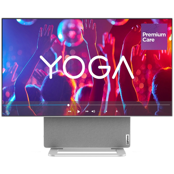 Настолен компютър All-in-One Lenovo Yoga AIO 7 27APH8, AMD Ryzen™ 7 8845HS, 27", QHD, IPS, 16GB LPDDR5x, 512GB SSD M.2 2280 PCIe 4.0x4 NVMe, AMD Radeon™ 780M Graphics, No OS, Cloud Grey