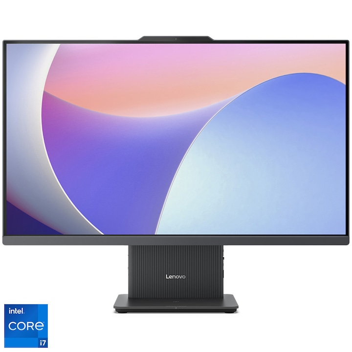 Настолен компютър All-in-One Lenovo IdeaCentre 27IRH9, Intel® Core™ i7-13620H, 27", Full HD, IPS, 16GB DDR5, 512GB SSD M.2 2280 PCIe 4.0x4 NVMe, Intel® UHD Graphics, No OS, Luna Grey