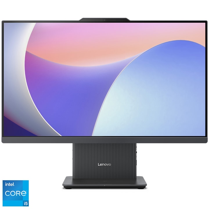 Настолен компютър Lenovo IdeaCentre 24IRH9 All-in-One, Intel® Core™ i5-13420H, 23,8", Full HD, IPS, 16GB DDR5, 512GB SSD M.2 2280 PCIe 4.0x4 NVMe, Intel® UHD Graphics, No OS, Luna Grey
