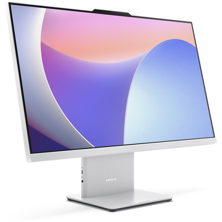 Sistem All-in-One Lenovo IdeaCentre AIO 27ARR9 cu procesor AMD Ryzen™ 7 8845HS pana la 5.1GHz, 27", Full HD, IPS, 16GB DDR5, 512GB SSD M.2 2280 PCIe 4.0x4 NVMe, AMD Radeon™ 780M Graphics, No OS, Cloud Grey