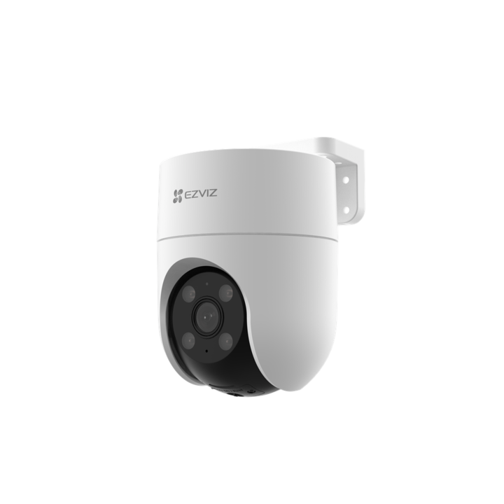EZVIZ H8C PoE kültéri kamera, 2K, 3MP, Ethernet kábel, színes éjszakai, 360°, 2 irányú beszéd, sziréna, 512 GB-ig