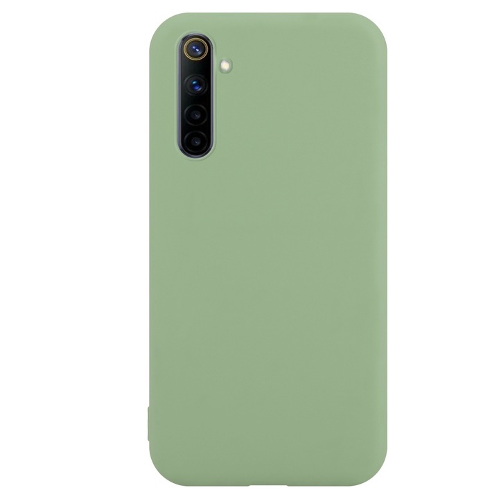 Husa compatibila cu Realme 6 / 6i, Ultra Slim Mat, Protectie Camere, Verde, Atlas