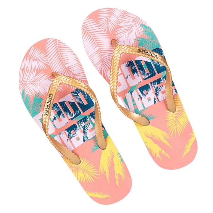 Shopiens® дамски чехли с тропически листа