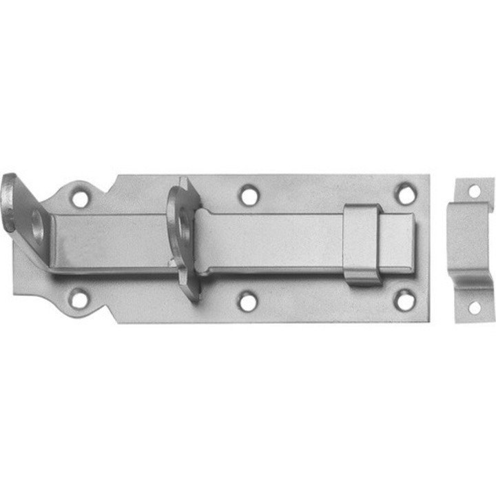 Zavor Metalic Universal Alberts 100x45 Mm, Blocare Cu Lacat, Otel Inoxidabil