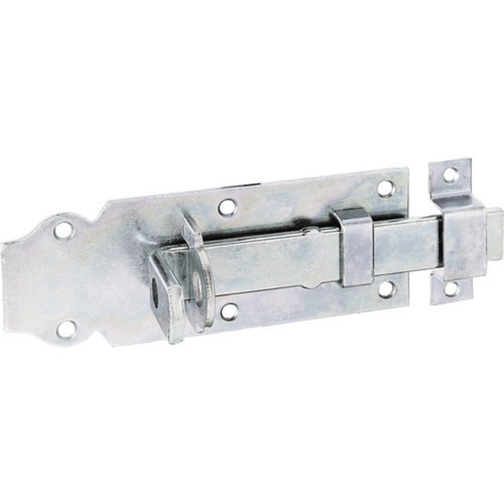 Zavor Metalic Universal Alberts 140x52 Mm, Blocare Cu Lacat, Otel Zincat Galben