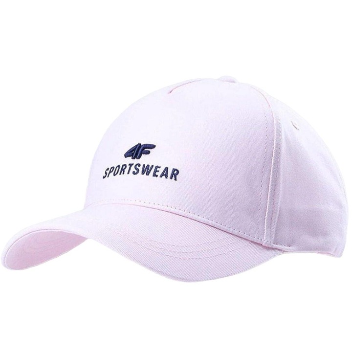 4F U266 sapka, pamut, állítható, halvány rózsaszín, L/XL