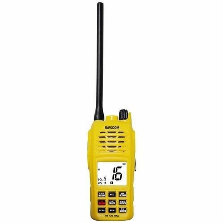 Радиостанция, Navicom RT420 MAX, VHF, водоустойчива, жълто/черно