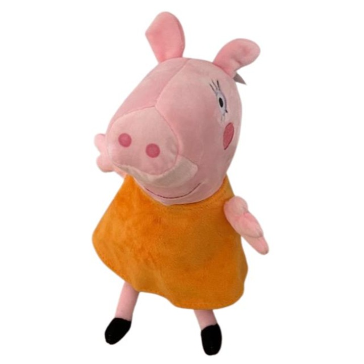 Mama Pig figura, Peppa Pig, 25 cm, narancssárga