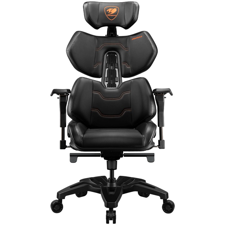 Scaun gaming Cougar Terminator, Negru/Portocaliu