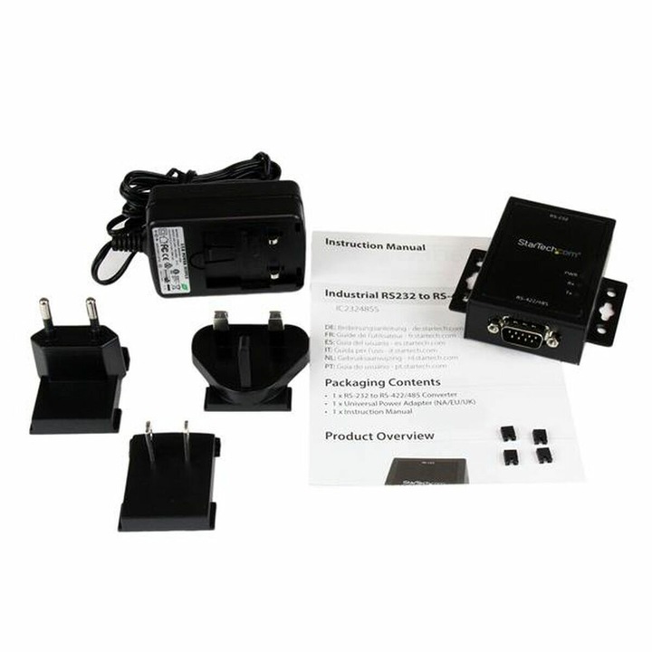 Адаптер Startech DB9, Черен