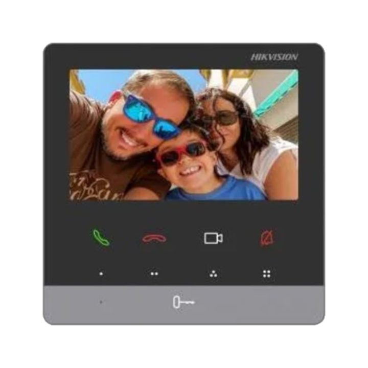 Videó intercom monitor TCP/IP, TFT LCD 4,3 hüvelykes 9 gombok, PoE - HIKVISION DS-KH6100-E1