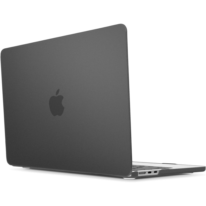 Carcasa pentru MacBook Air 13 2022 / 2024 M2 M3 Hard Shell Frost negru mat