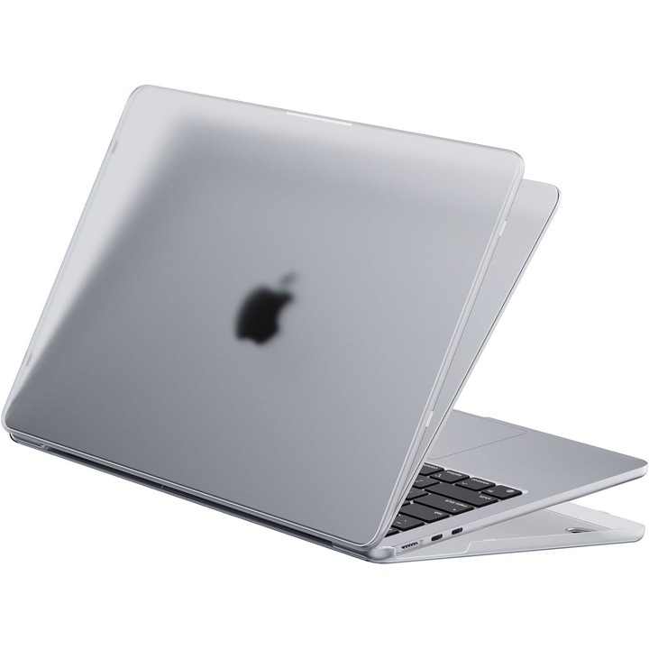 Carcasa pentru MacBook Air 13 2022 / 2024 M2 M3 Hard Shell Frost, transparent mat