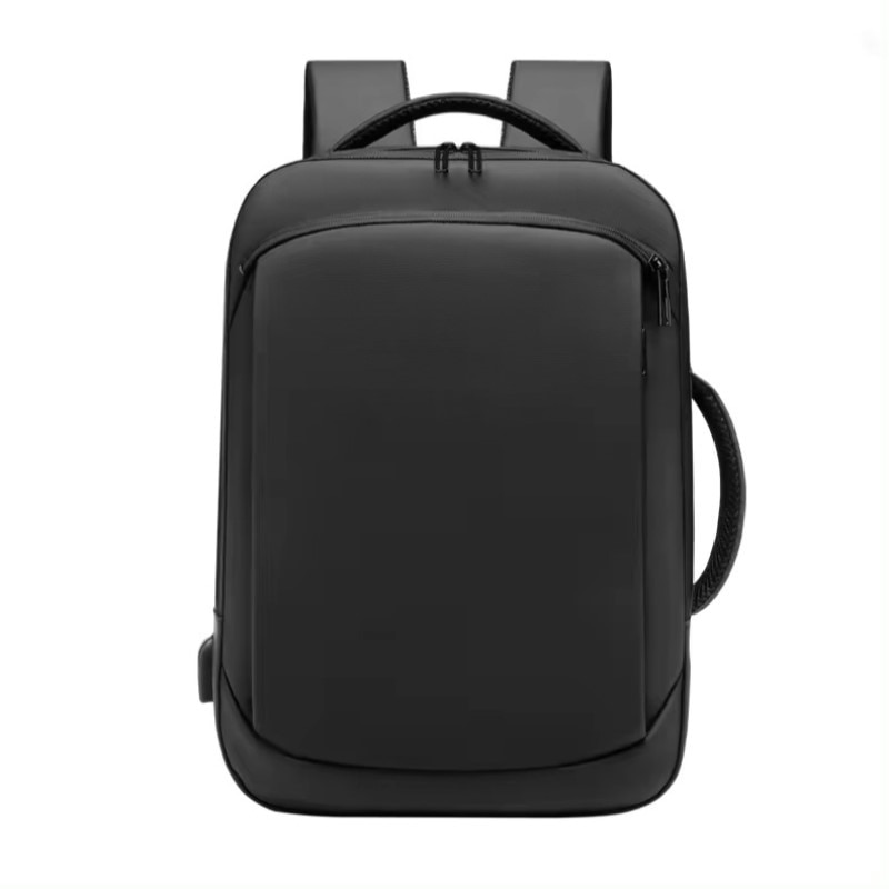 Rucsac laptop 15.6", smart business convertibil, cu port de incarcare USB, GETICS, 30x12x42 cm, Negru