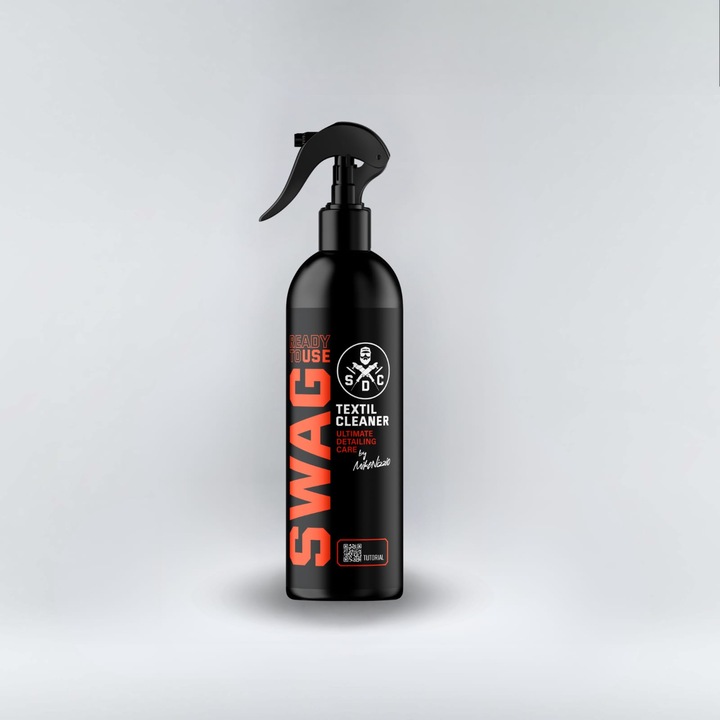 Professzionális megoldás textilfelületek, kárpitok tisztítására, Swag Textil Cleaner, 500 ml