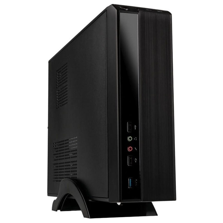 Кутия за компютър PC KLM-002, KOLINK, Стомана, Micro Tower, 1 x USB 3.2, 2x USB 2.0, 285 x 355 x 95 мм, Черен