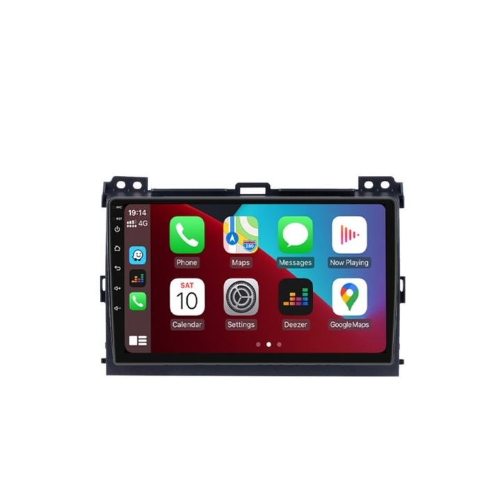 NaviMag, Navigáció Toyota Land Cruiser Prado J120 (2002-2010) 9 hüvelykes IPS képernyővel, 8 magos 2+32 GB Android vezeték nélküli Carplay SIM foglalattal 4G