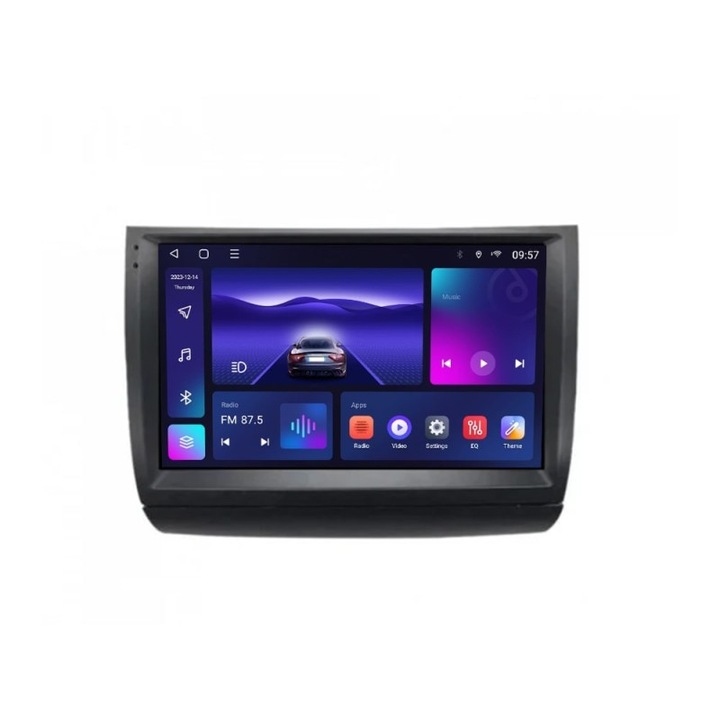 NaviMag, Navigáció Toyota Prius W2 2003-2009 9 hüvelykes 2K képernyővel, 8 magos 2+32GB Android vezeték nélküli Carplay SIM foglalattal 4G
